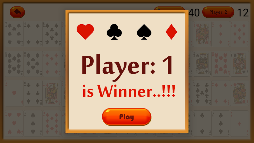 ภาพหน้าจอ Playing Cards Matching Game - Memory booster game 4