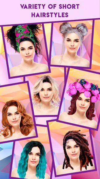 Woman Hairstyle Photo Editor Ekran Görüntüsü 2