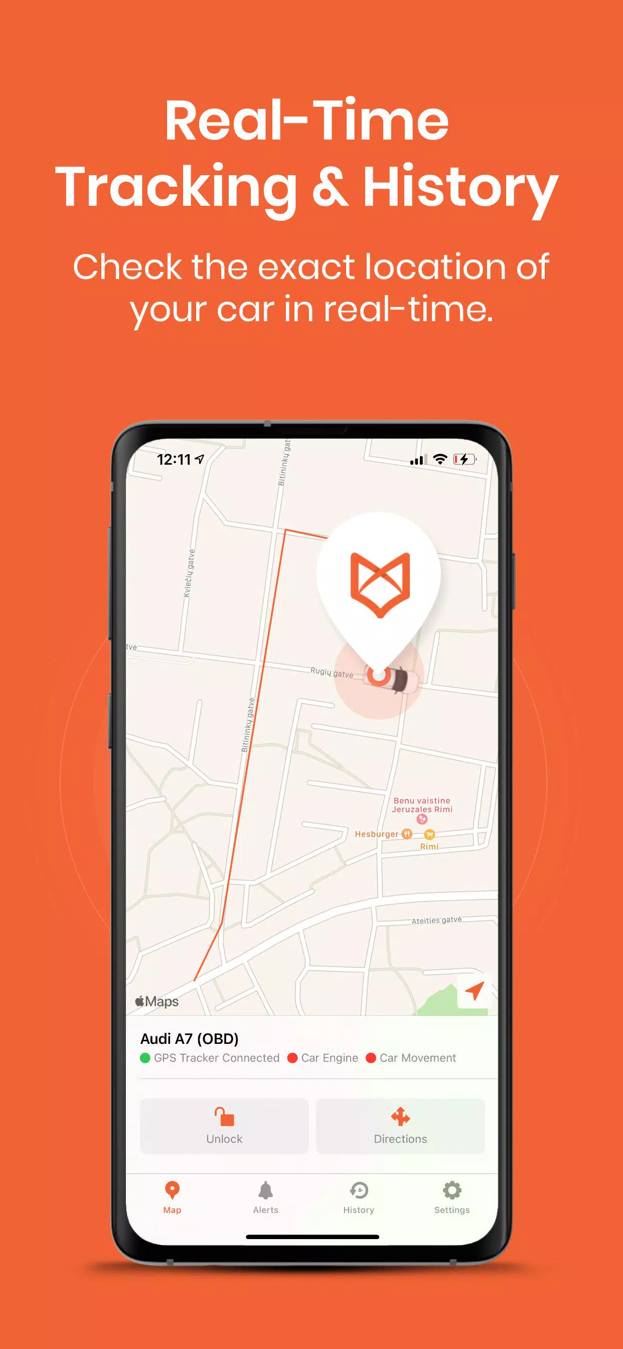 TrackingFox Car GPS Tracker Capture d’écran2