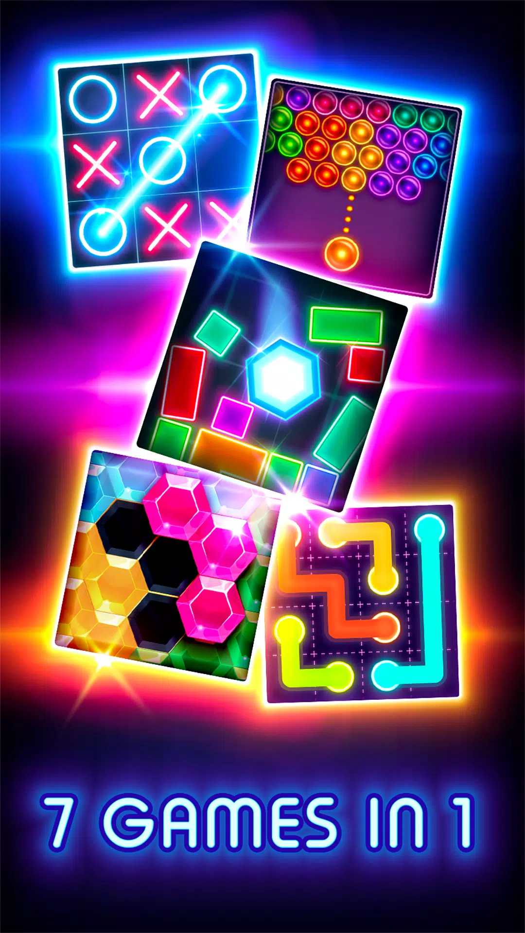 Tic Tac Toe Glow: 2 Players Screenshot 3