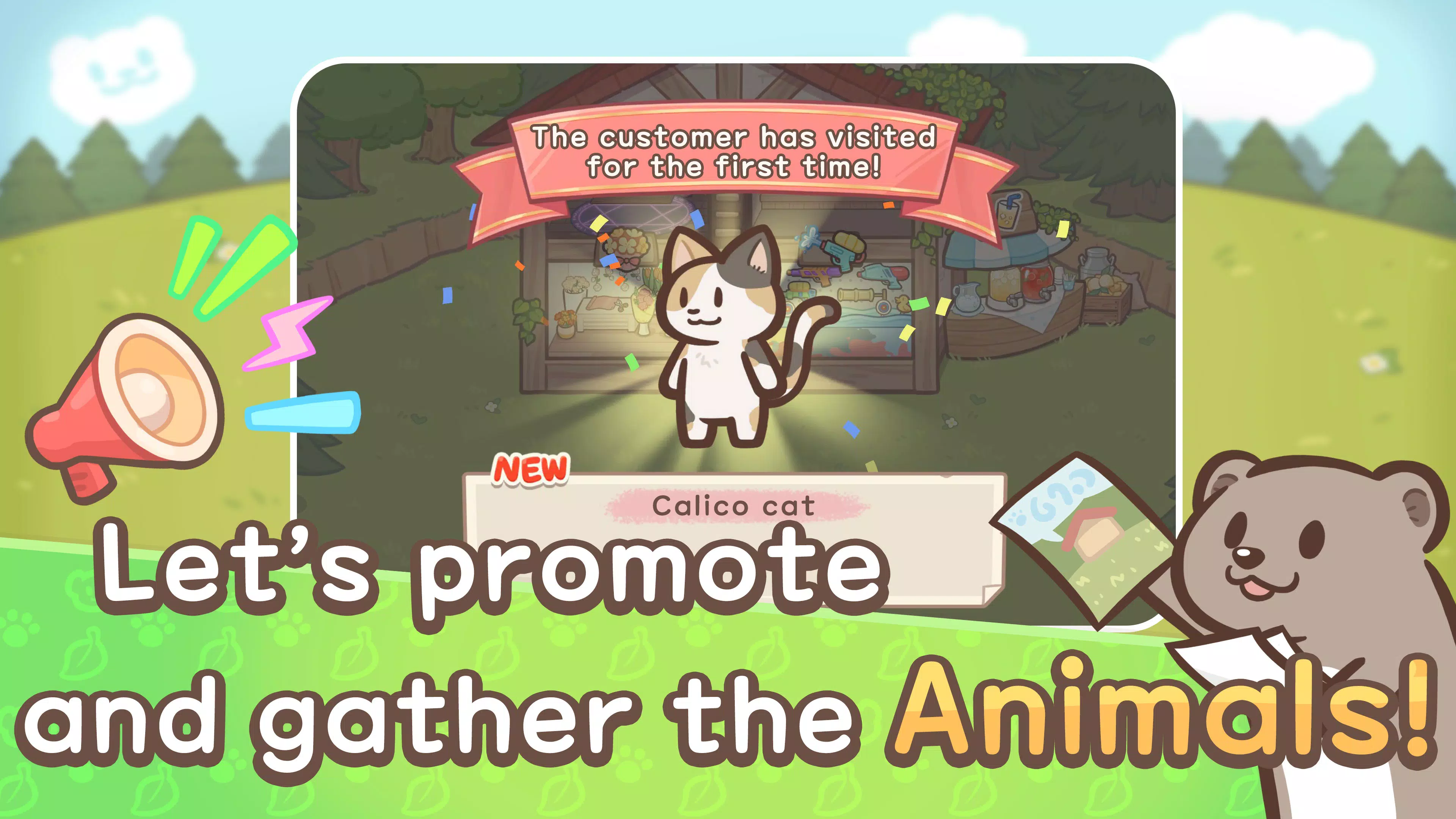 Welcome! Otter Town: cute game screenshot 4