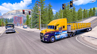 Truck Simulator : Trucker Game captura de pantalla 3