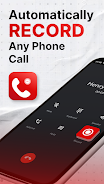 Auto Call recorder App Captura de pantalla 1