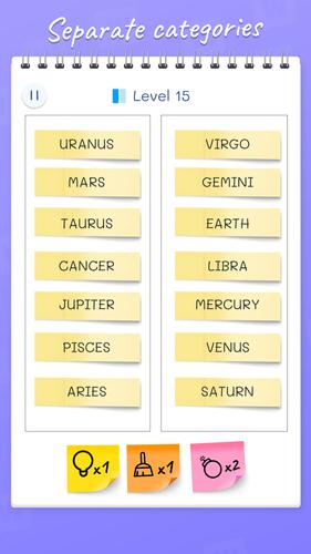 Screenshot Word Match: Connections Game 3