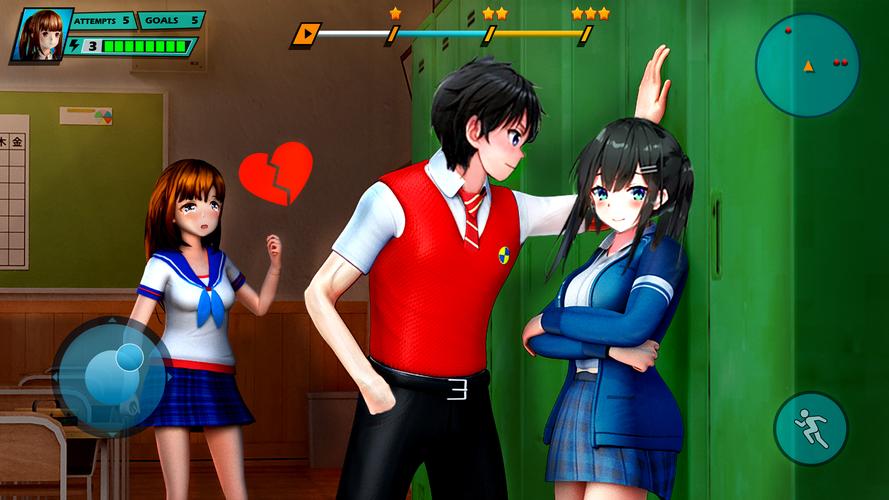Screenshot School Love Life: Anime Games 4