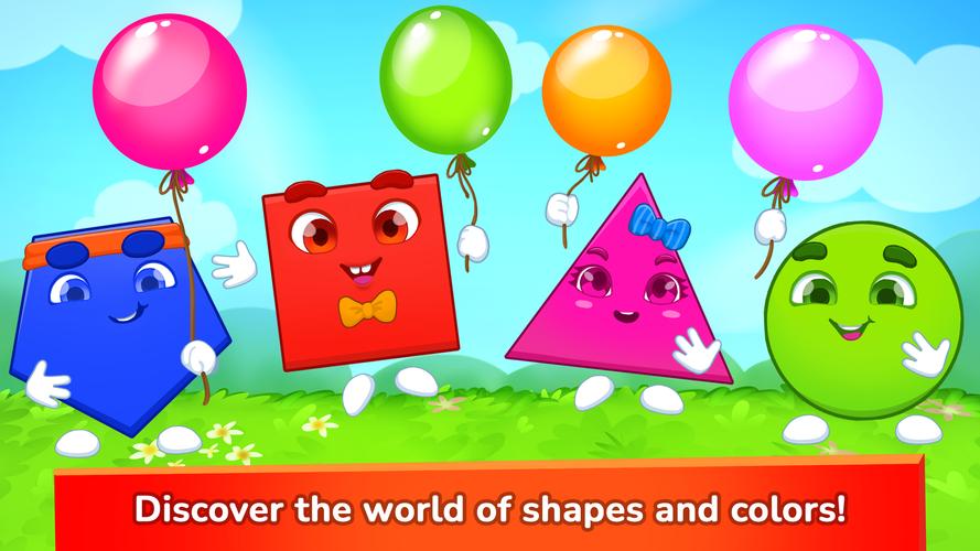 Screenshot Learning shapes & colors games 1