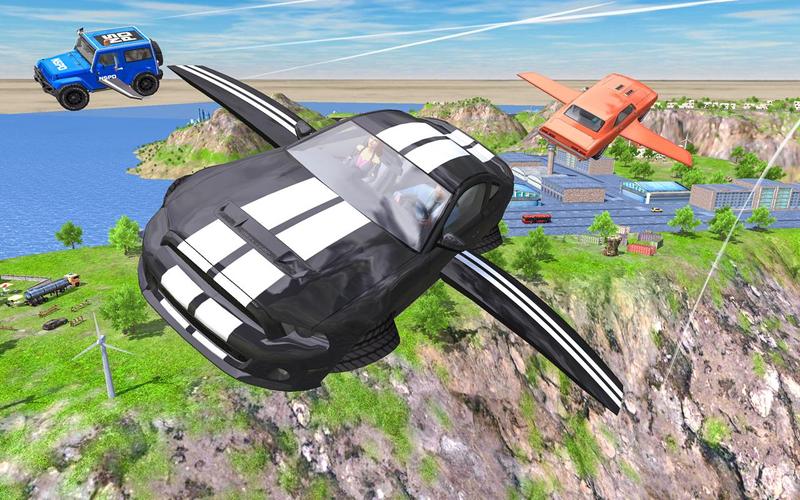 Flying Car Extreme Simulator экрана 3