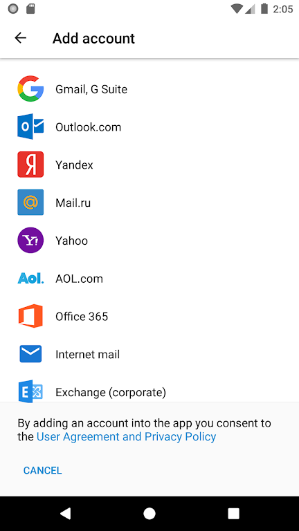 Sugar Mail email app Capture d’écran1