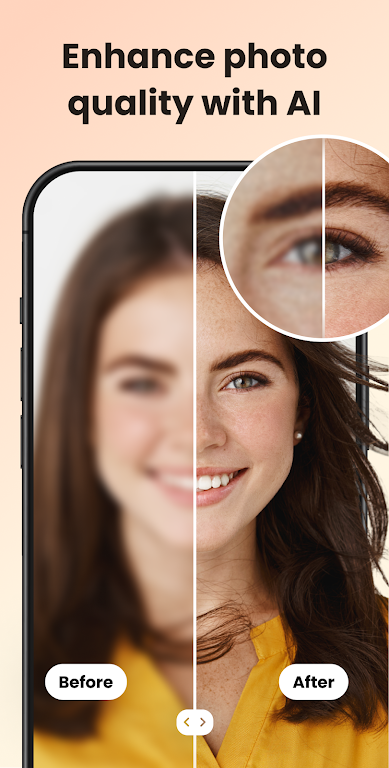 UpFoto – AI Photo Enhancer Mod ekran görüntüsü 2