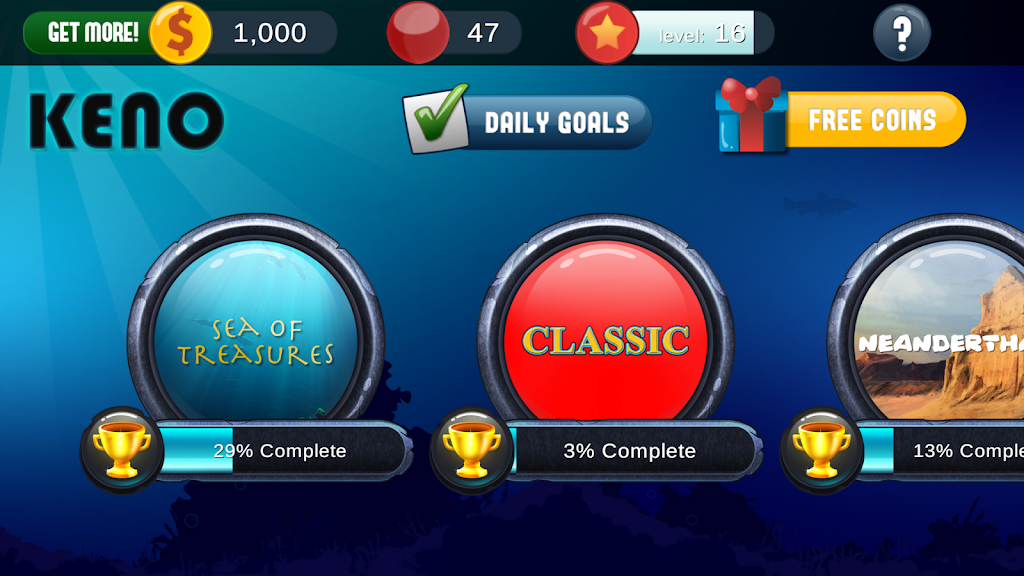 Keno Free Keno Game应用截图第2张