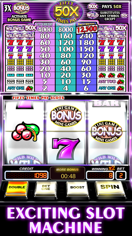 Free Slot Machine 50X Pay应用截图第1张