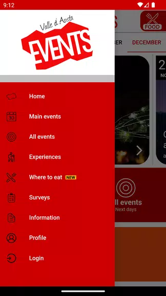 Valle d’Aosta Events zrzut ekranu 2
