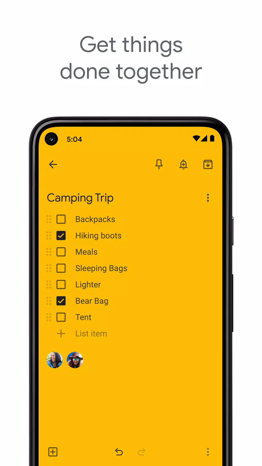 Google Keep - Notes and Lists ảnh chụp màn hình 2
