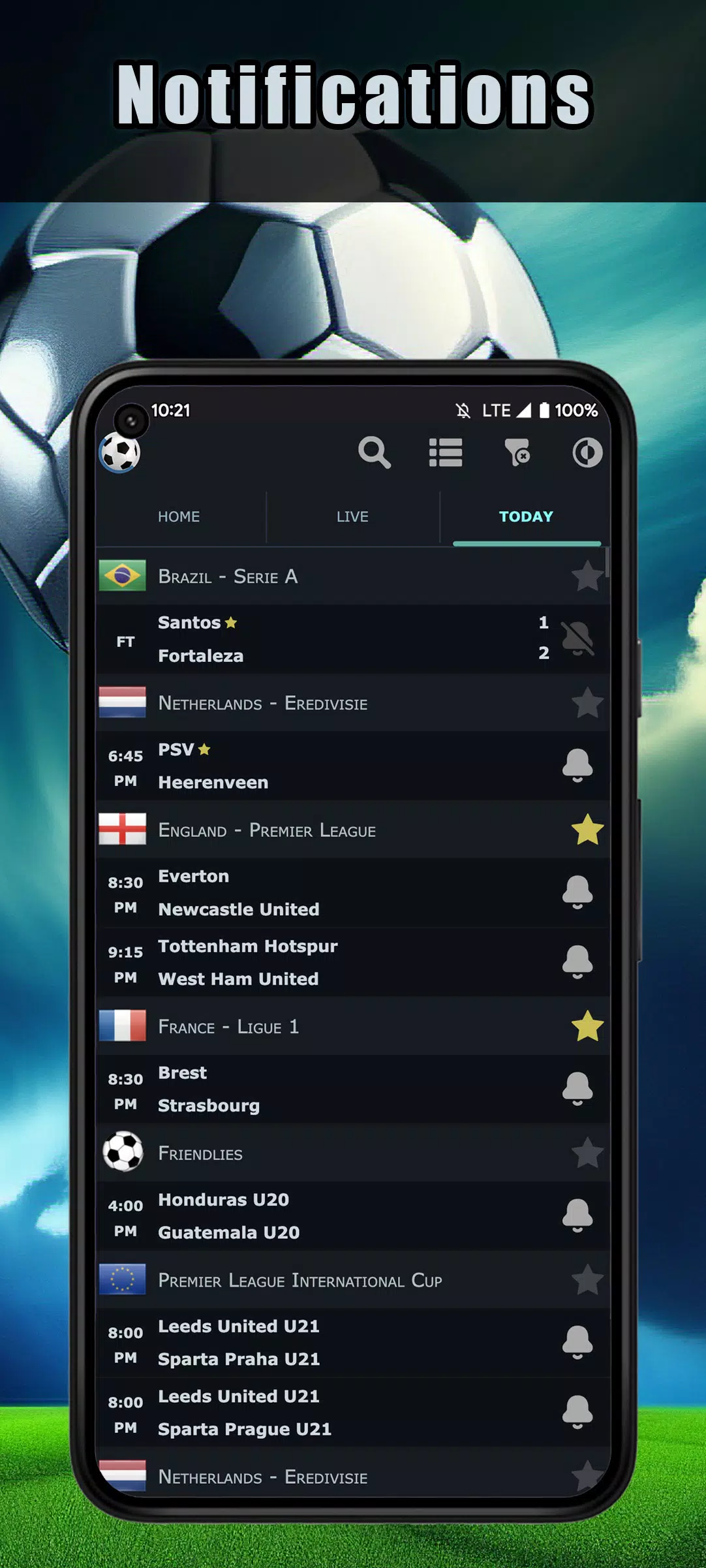 Screenshot Futebol Resultados ao Vivo 3