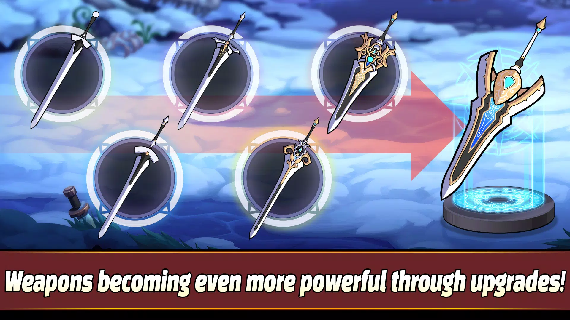 Hero & FryingPan : IdleRPG Sim应用截图第4张