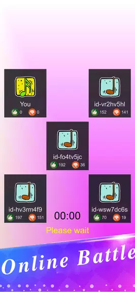 Rhythm Tiles 3:PvP Piano Games Capture d’écran3