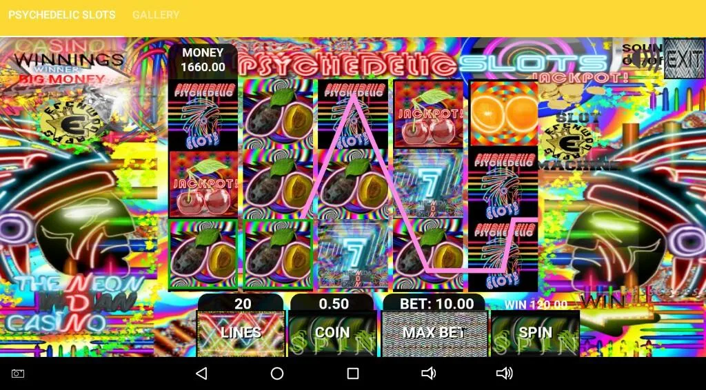 Psychedelic Slots ekran görüntüsü 1