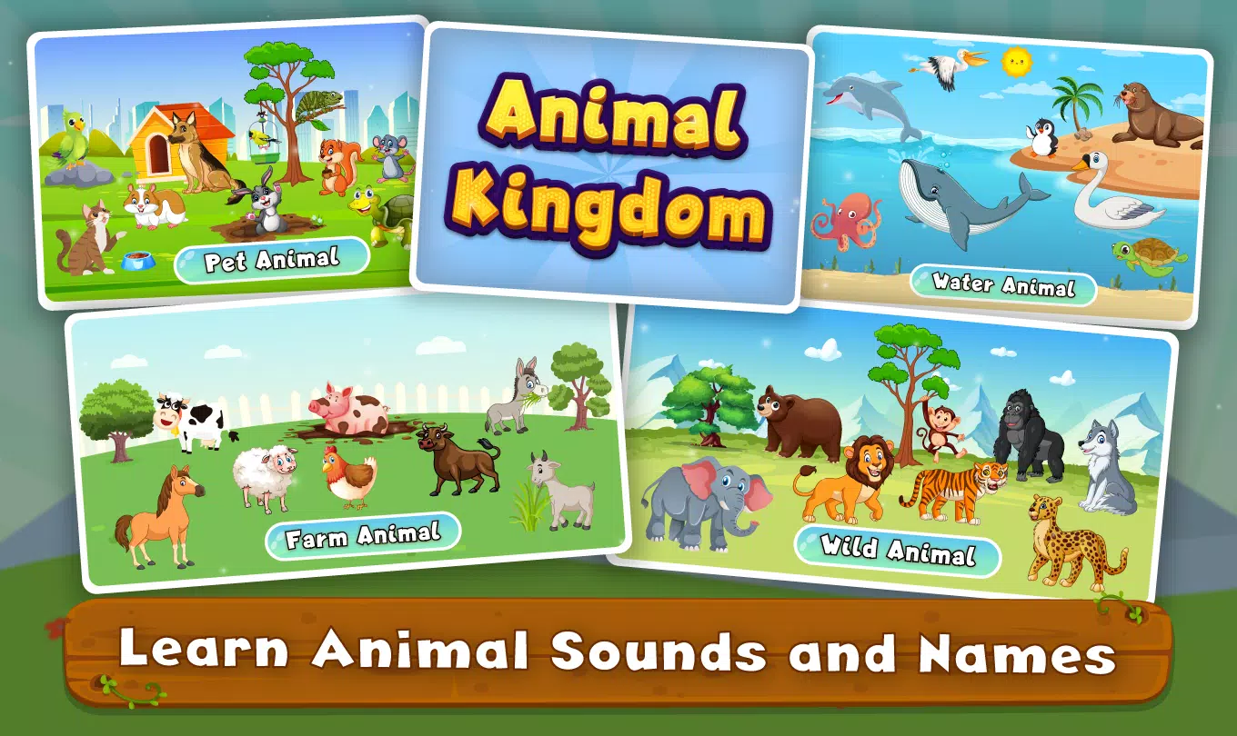 Kids Animal Sounds & Games ekran görüntüsü 3