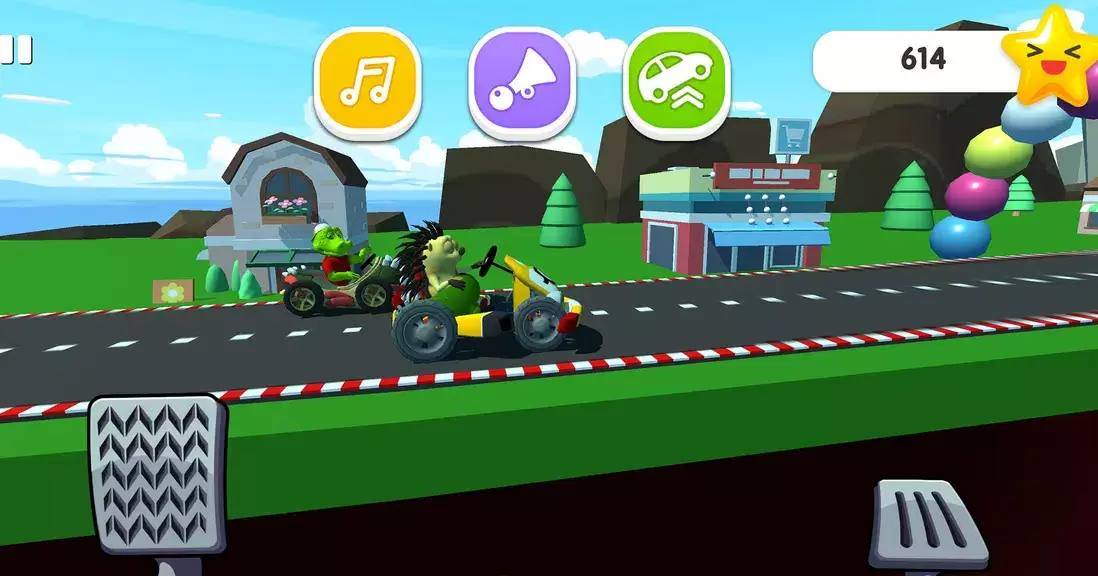 Fun Kids Cars Racing Game 2 スクリーンショット 1