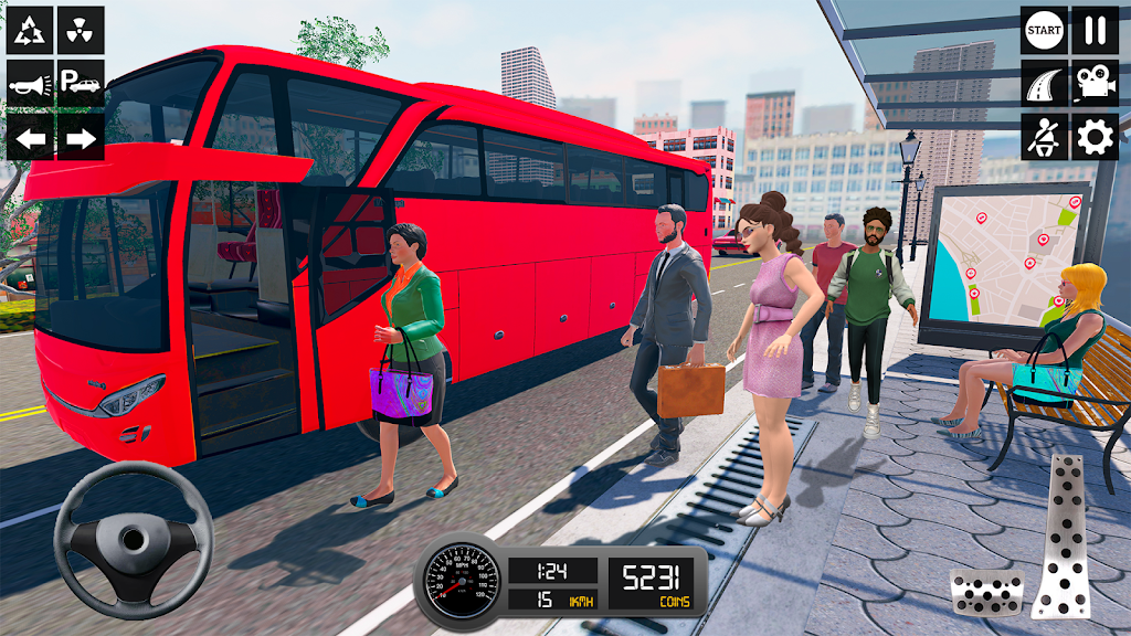 Driving Simulator 3d Bus Games स्क्रीनशॉट 3