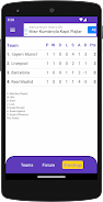 Fixture & Points Table Maker Screenshot 3