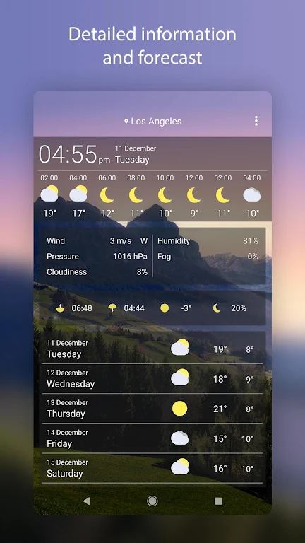 Weather Live Wallpapers zrzut ekranu 2