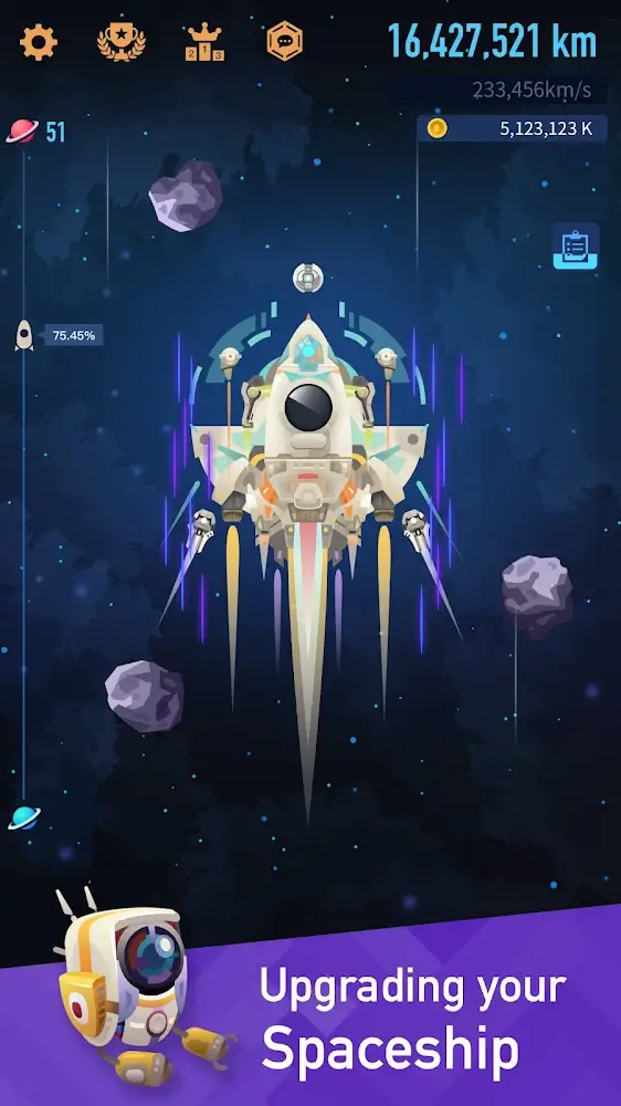 ภาพหน้าจอ Space Colonizers Idle Clicker 2