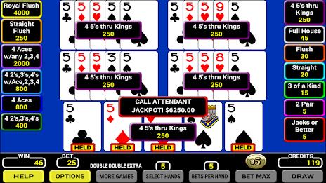 Five Play Poker captura de pantalla 4