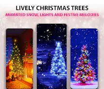 Christmas Tree Live Wallpaper ảnh chụp màn hình 1