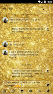 ภาพหน้าจอ SMS Messages GlitterGold Glass 2