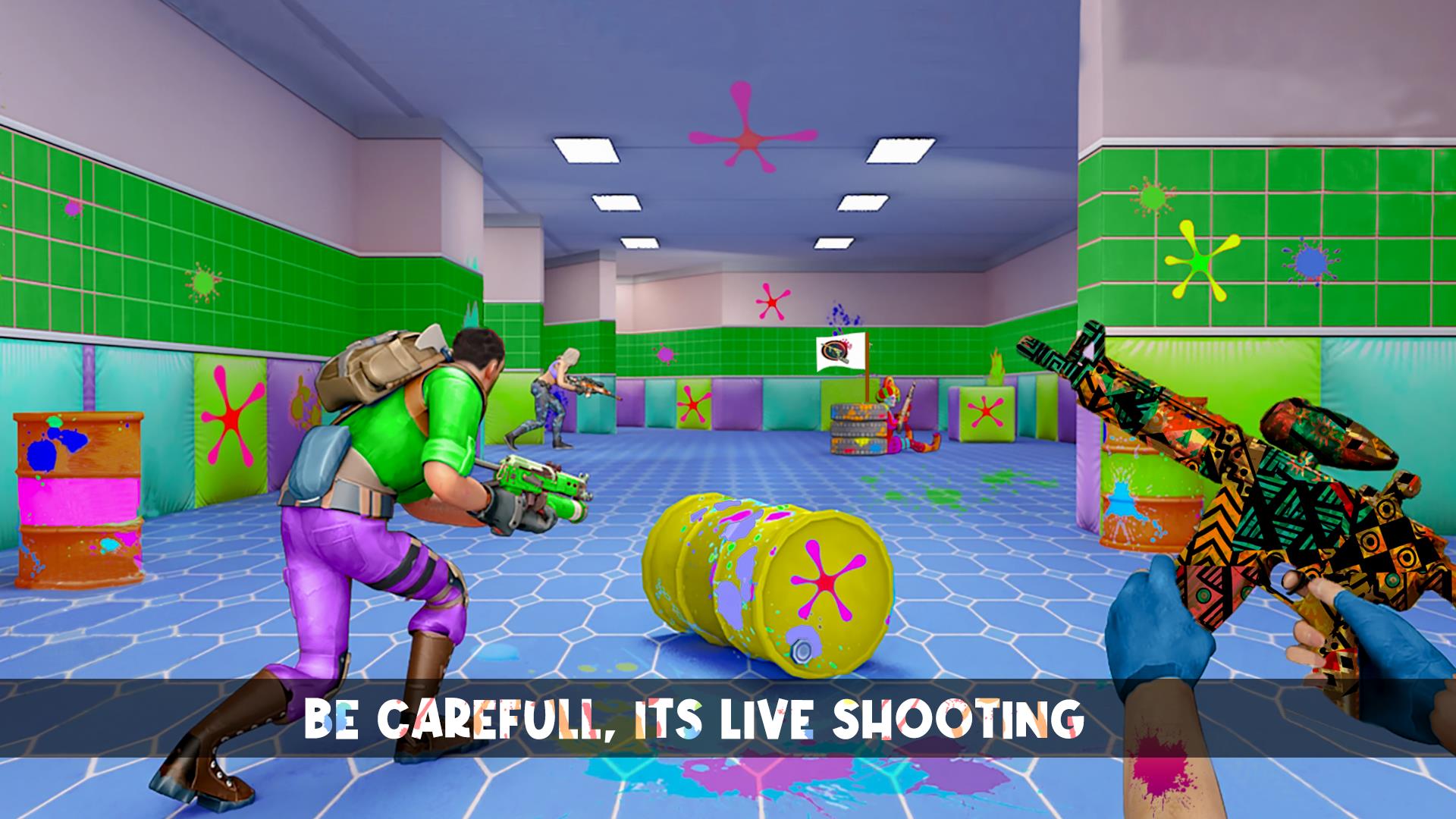 Paintball Shooting Game:3D War 스크린 샷 1