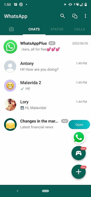 WhatsApp Plus v18 screenshot 2