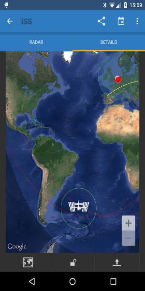 ISS Detector Pro captura de pantalla 1