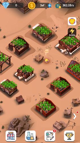 Idle Desert City экрана 1