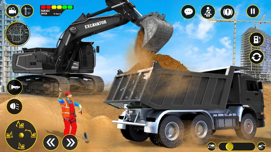 Heavy Excavator Simulator Game Screenshot 1
