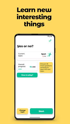 Yes or No? Trivia with facts. स्क्रीनशॉट 2