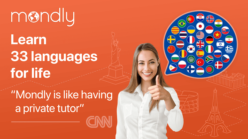 Learn 33 Languages – Mondly Mod screenshot 1