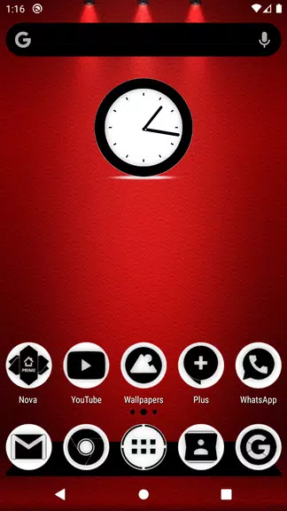 ภาพหน้าจอ Oreo White Icon Pack P2 1