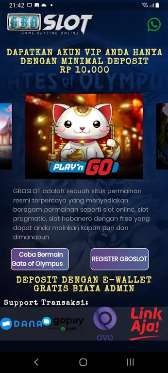 GBOSLOT : Slot Pragmatic Playスクリーンショット3