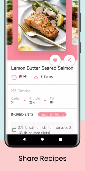 Keto Diet: Low Carb Recipes屏幕截圖3