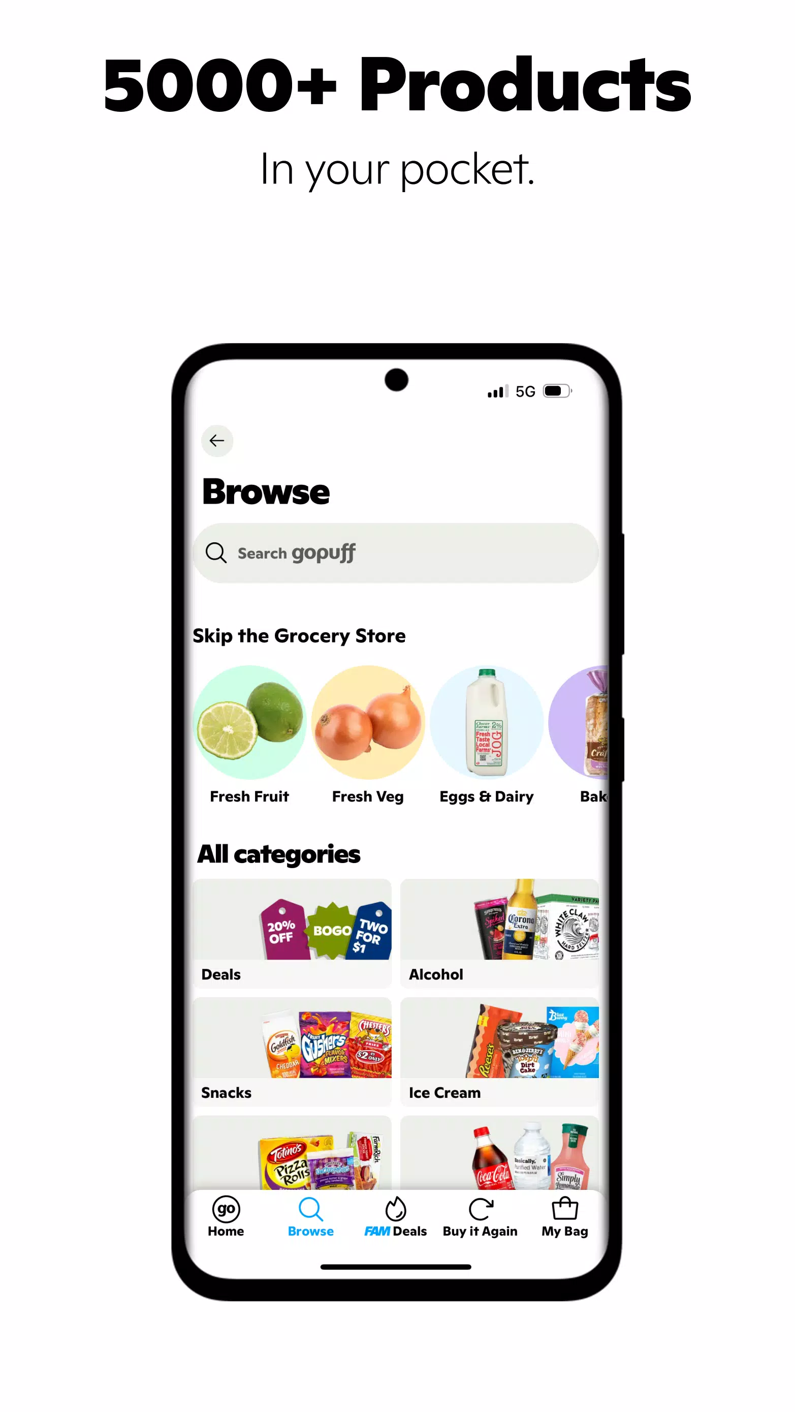 Gopuff—Alcohol & Food Delivery屏幕截圖3