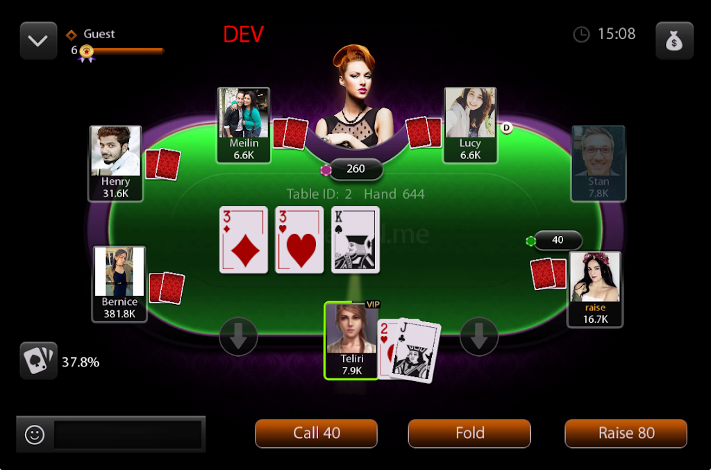 Poker ON - Texas Holdem Captura de pantalla 2