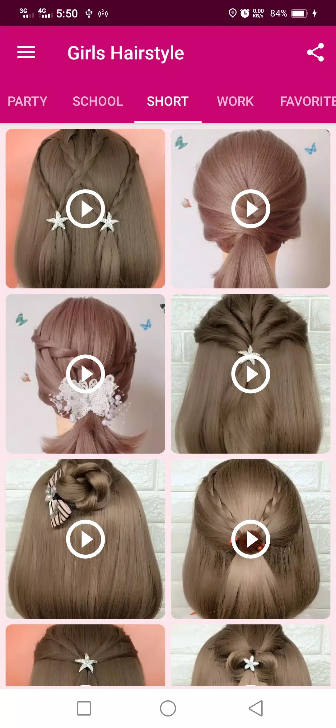 Girls Hairstyle экрана 4