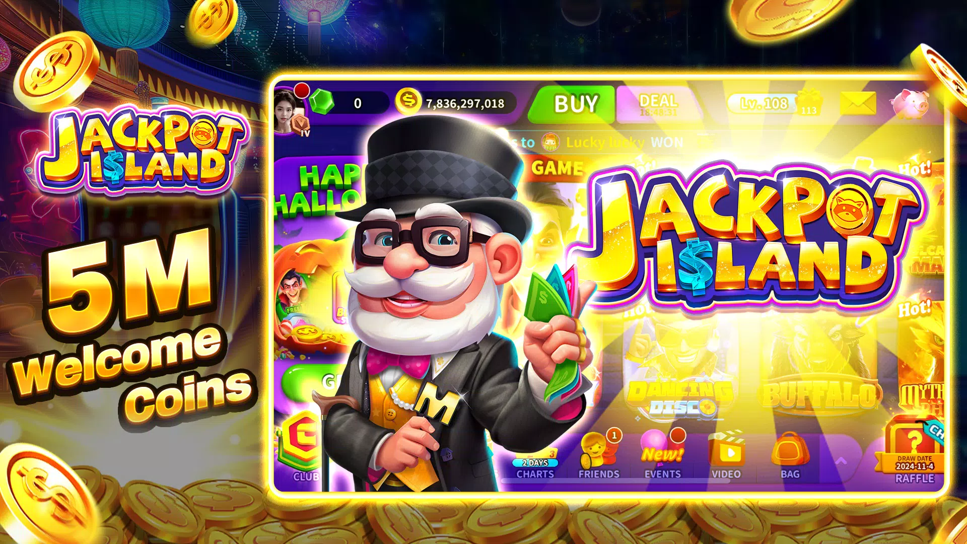 Jackpot Island экрана 1