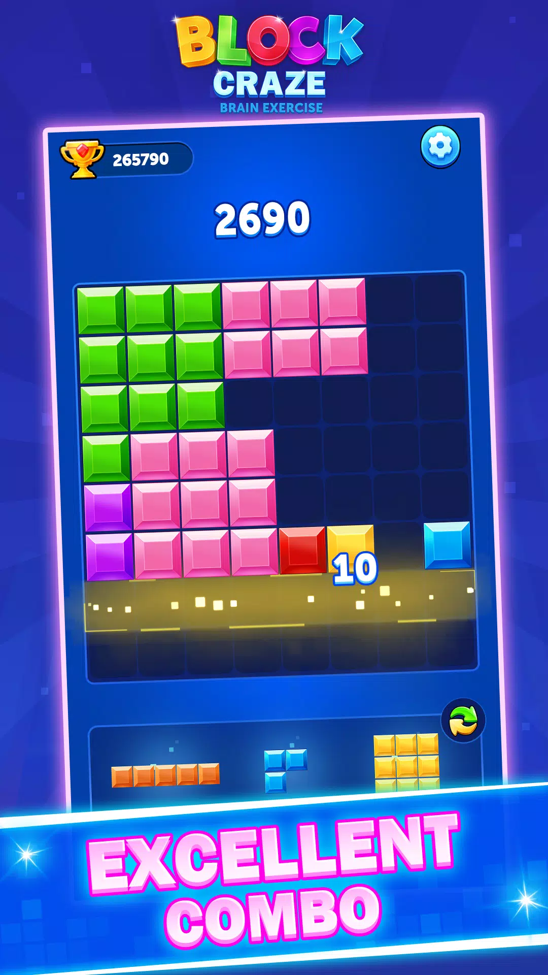 Block Craze：Brain Exerciseスクリーンショット2