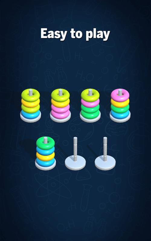 Hoop Sort Puzzle: Color Ring Screenshot 2