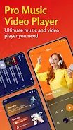 Music Player - Video Player स्क्रीनशॉट 1