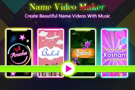 Name Video Maker - Status 2023 screenshot 3