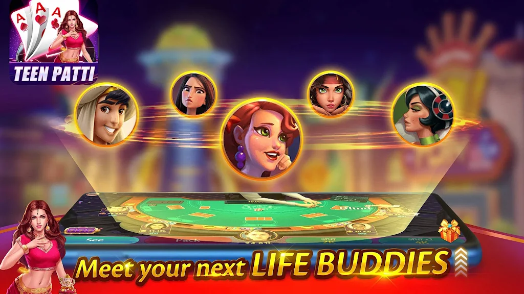 Teen Patti Indian 3 Patti Game स्क्रीनशॉट 3