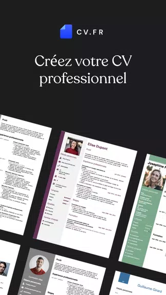 CV.fr : Créer un CV pro Screenshot 1